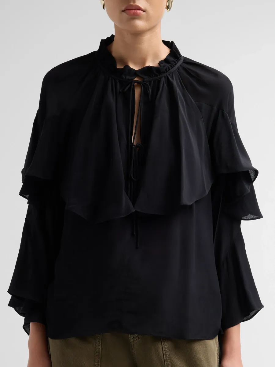 Ba&sh Women's Betty Ruffled Blouse | Thumbnail 5