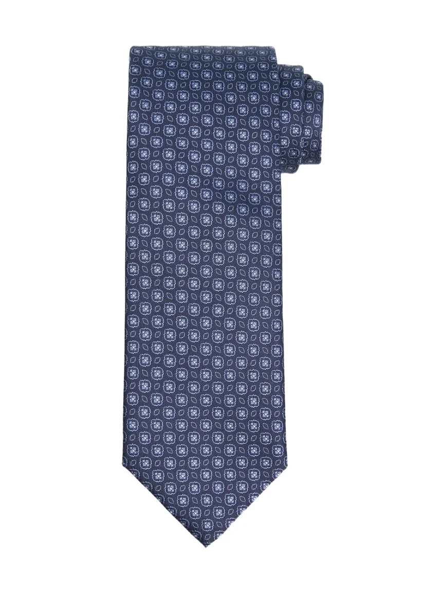Canali Men's Small Medallion Silk Tie
