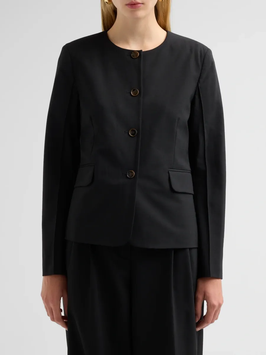 The Garment Women's Grand Wool-Blend Twill Open-Back Blazer | Thumbnail 5 The Garment Women's Grand Wool-Blend Twill Open-Back Blazer | Thumbnail 5