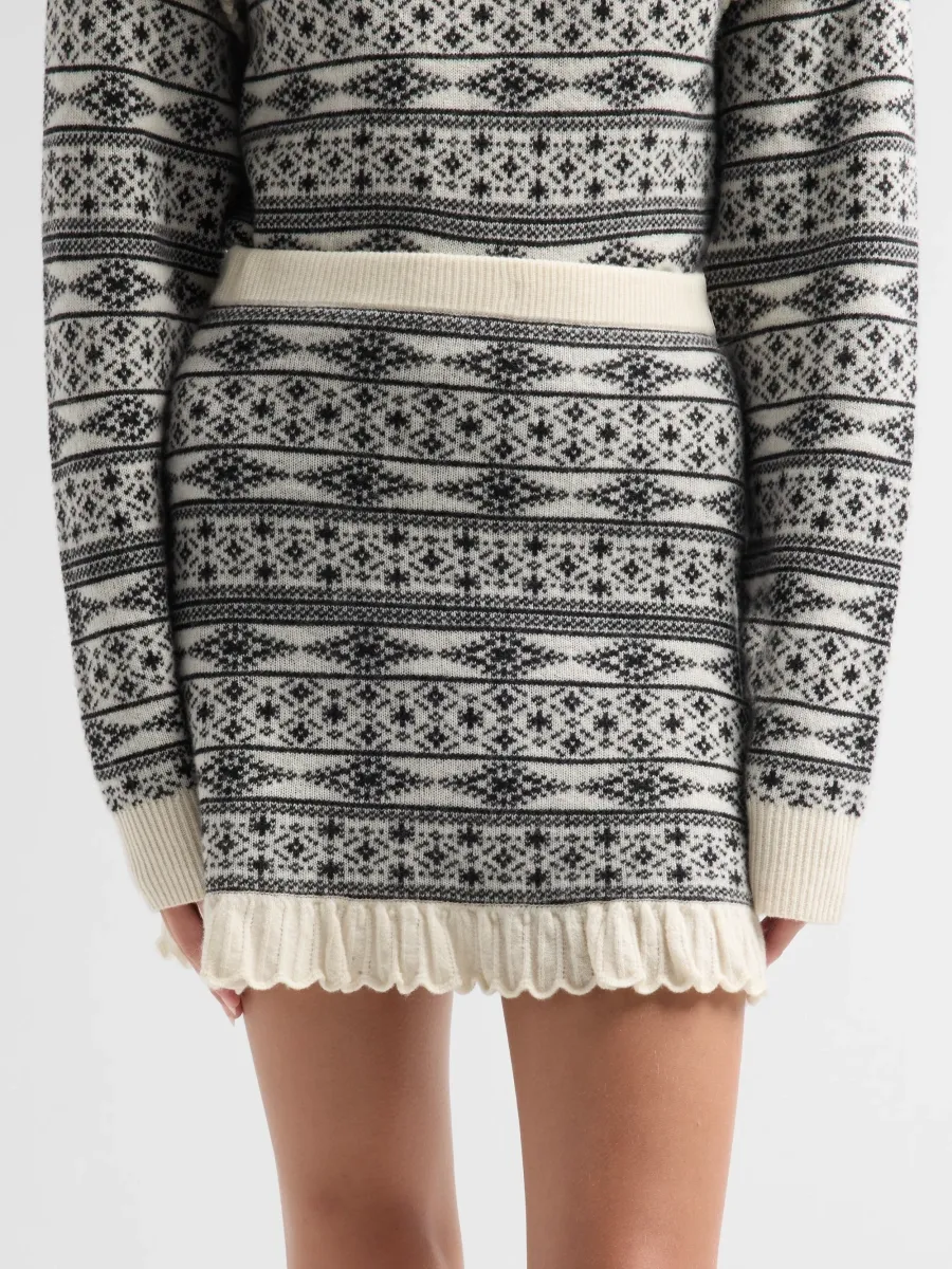 The Garment Women's Faroe Island Wool-Cashmere Mini Skirt | Thumbnail 5 The Garment Women's Faroe Island Wool-Cashmere Mini Skirt | Thumbnail 5