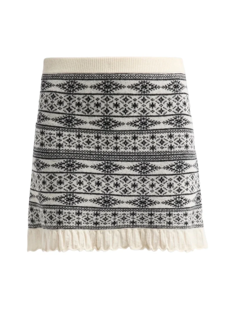 Women's Faroe Island Wool-Cashmere Mini Skirt Women's Faroe Island Wool-Cashmere Mini Skirt