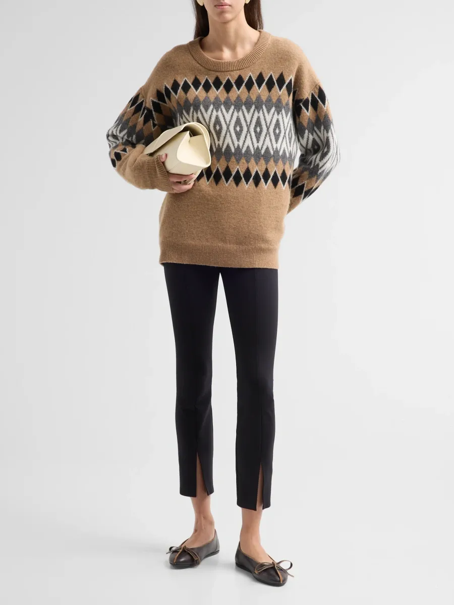 The Garment Women's Faroe Island Argyle Wool-Cashmere Sweater | Thumbnail 2 The Garment Women's Faroe Island Argyle Wool-Cashmere Sweater | Thumbnail 2