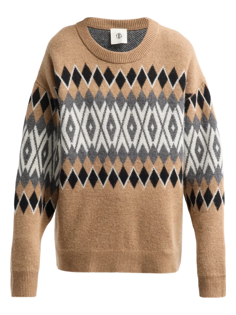 The Garment Women's Faroe Island Argyle Wool-Cashmere Sweater