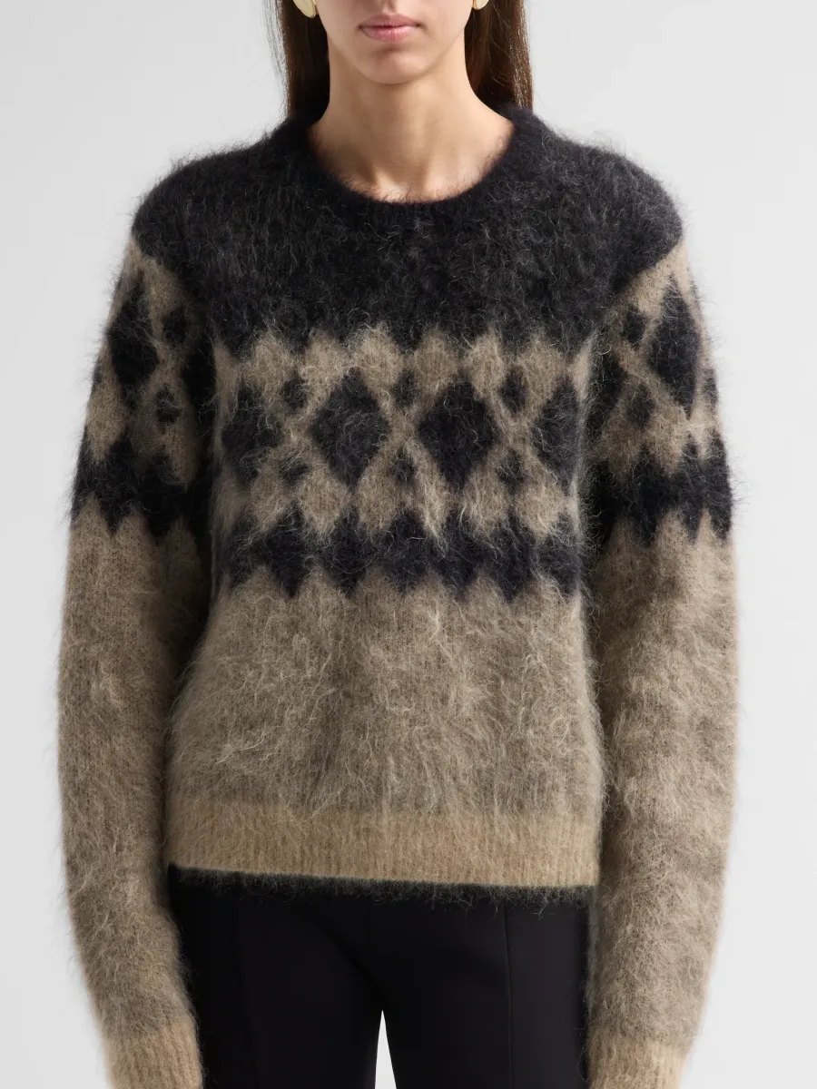 The Garment Women's Roma Argyle Mohair-Blend Sweater | Thumbnail 5 The Garment Women's Roma Argyle Mohair-Blend Sweater | Thumbnail 5