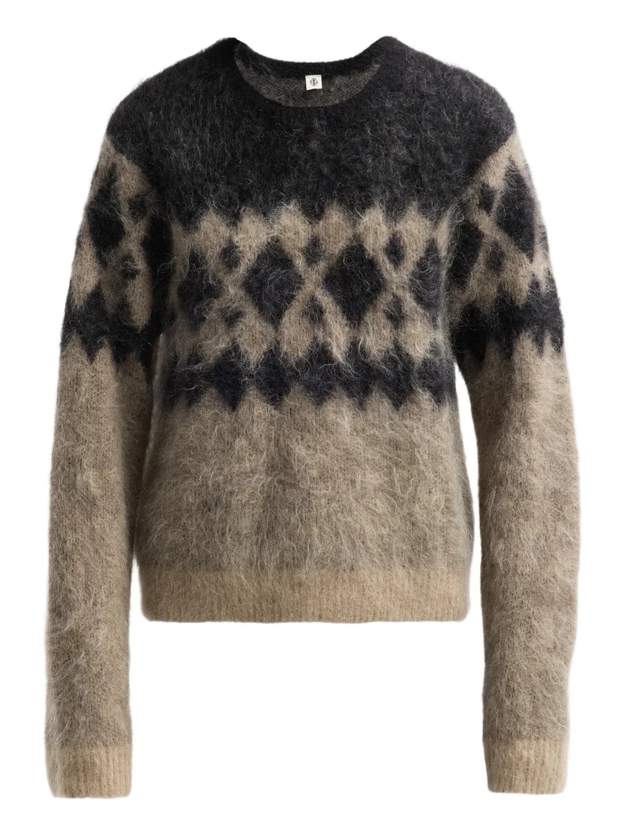 The Garment Women's Roma Argyle Mohair-Blend Sweater