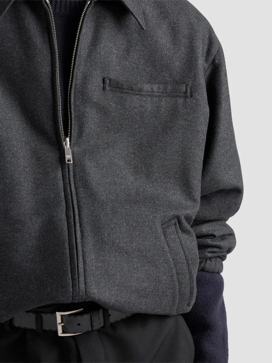 Prada Men's Re-Wool Blouson Jacket | Thumbnail 6 Prada Men's Re-Wool Blouson Jacket | Thumbnail 6