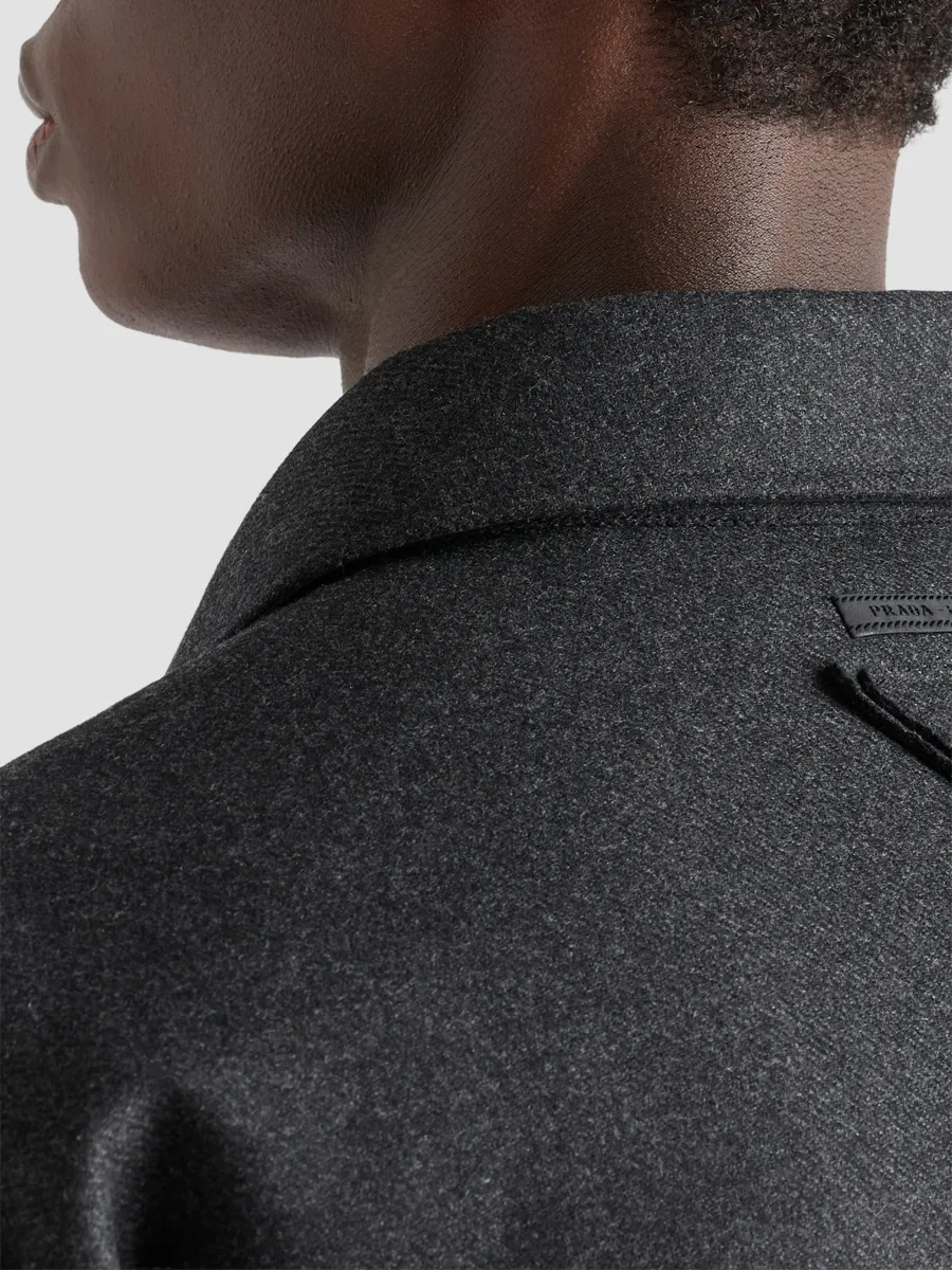 Prada Men's Re-Wool Blouson Jacket | Thumbnail 7 Prada Men's Re-Wool Blouson Jacket | Thumbnail 7