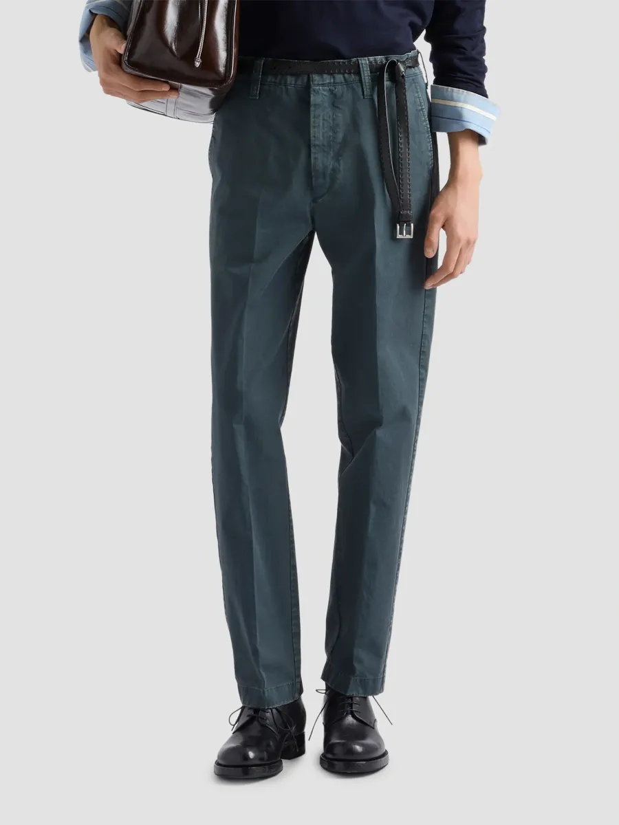 Prada Men's Garment-Dyed Cotton Pants | Thumbnail 3 Prada Men's Garment-Dyed Cotton Pants | Thumbnail 3