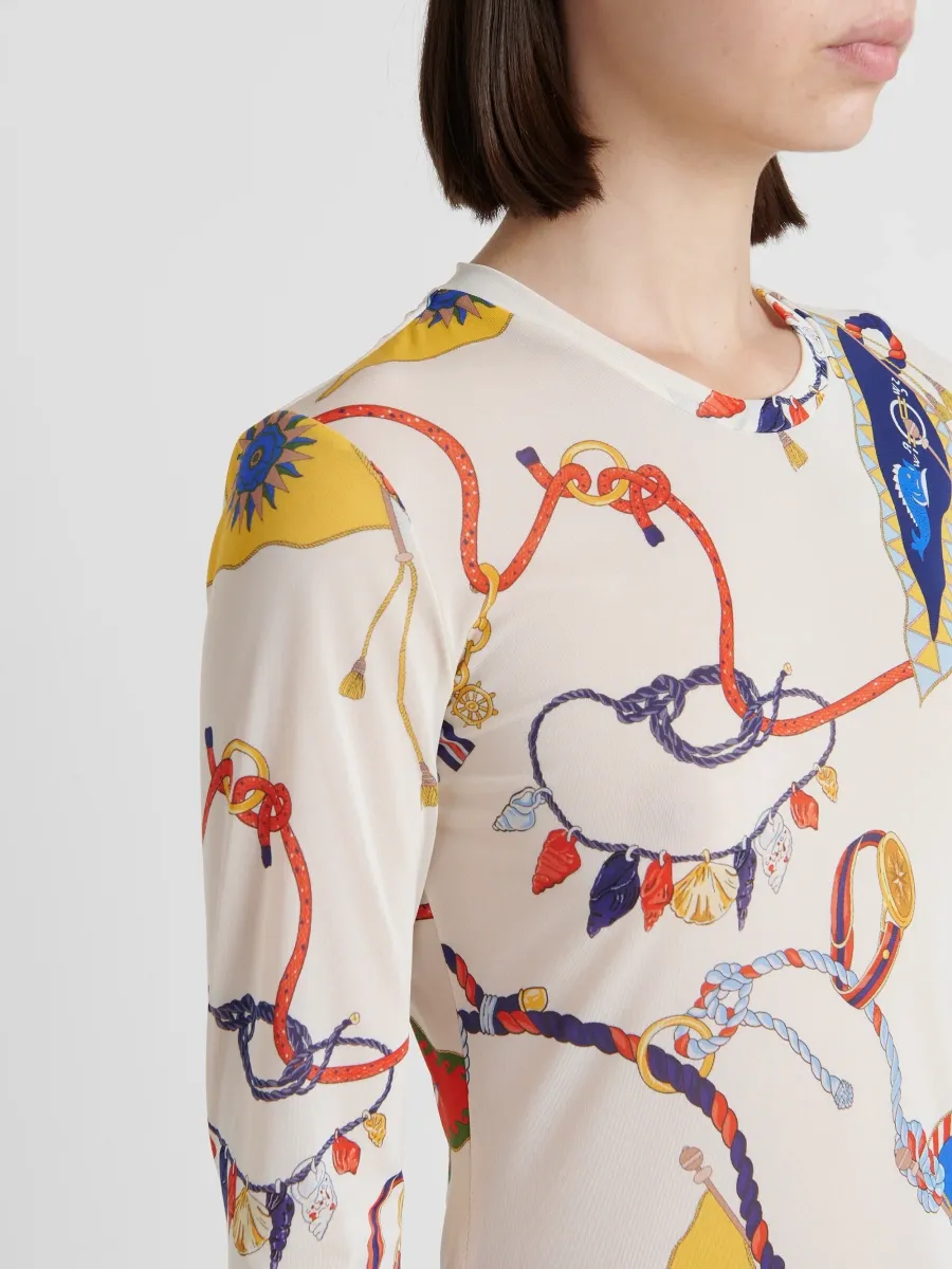 Etro Women's Status Print Jersey Top | Thumbnail 5
