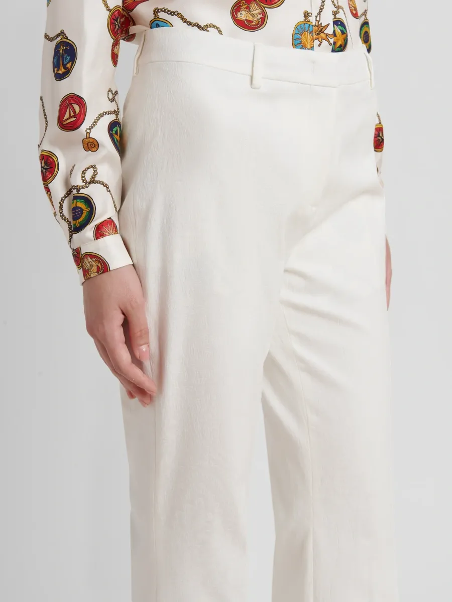 Etro Women's Arnica Jacquard Flare-Leg Trousers | Thumbnail 5 Etro Women's Arnica Jacquard Flare-Leg Trousers | Thumbnail 5