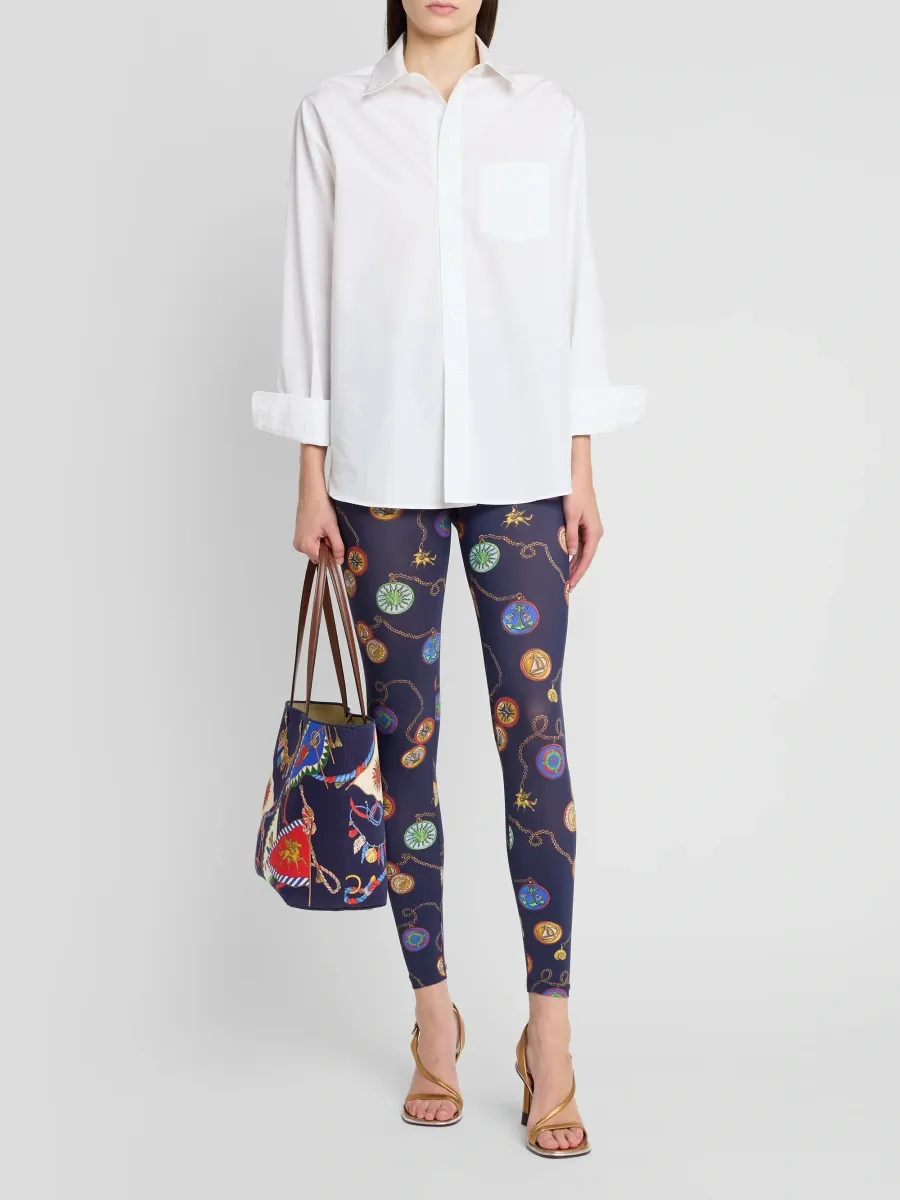 Etro Women's Status Printed Stretch Leggings | Thumbnail 2 Etro Women's Status Printed Stretch Leggings | Thumbnail 2