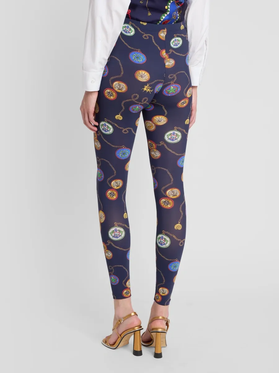 Etro Women's Status Printed Stretch Leggings | Thumbnail 3 Etro Women's Status Printed Stretch Leggings | Thumbnail 3