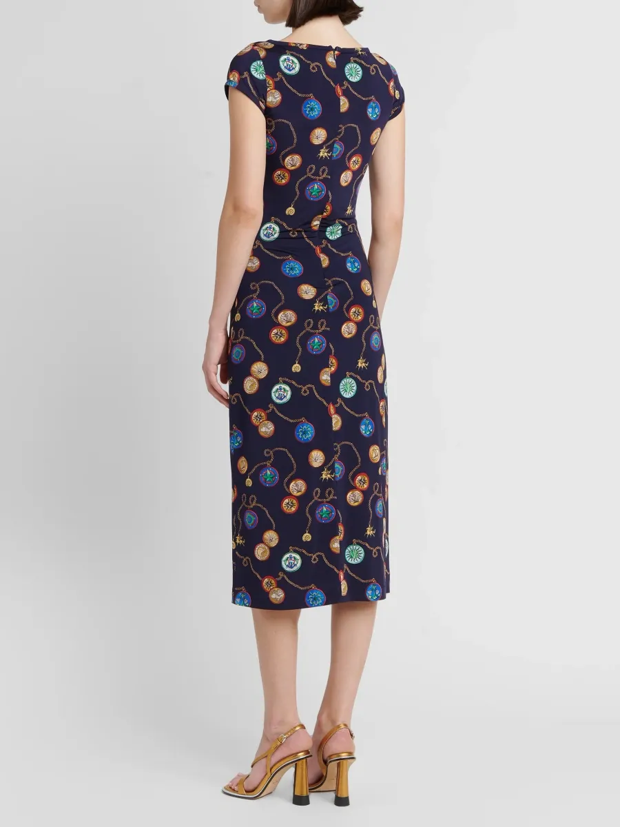 Etro Women's Status Printed Sheath Midi Dress | Thumbnail 3