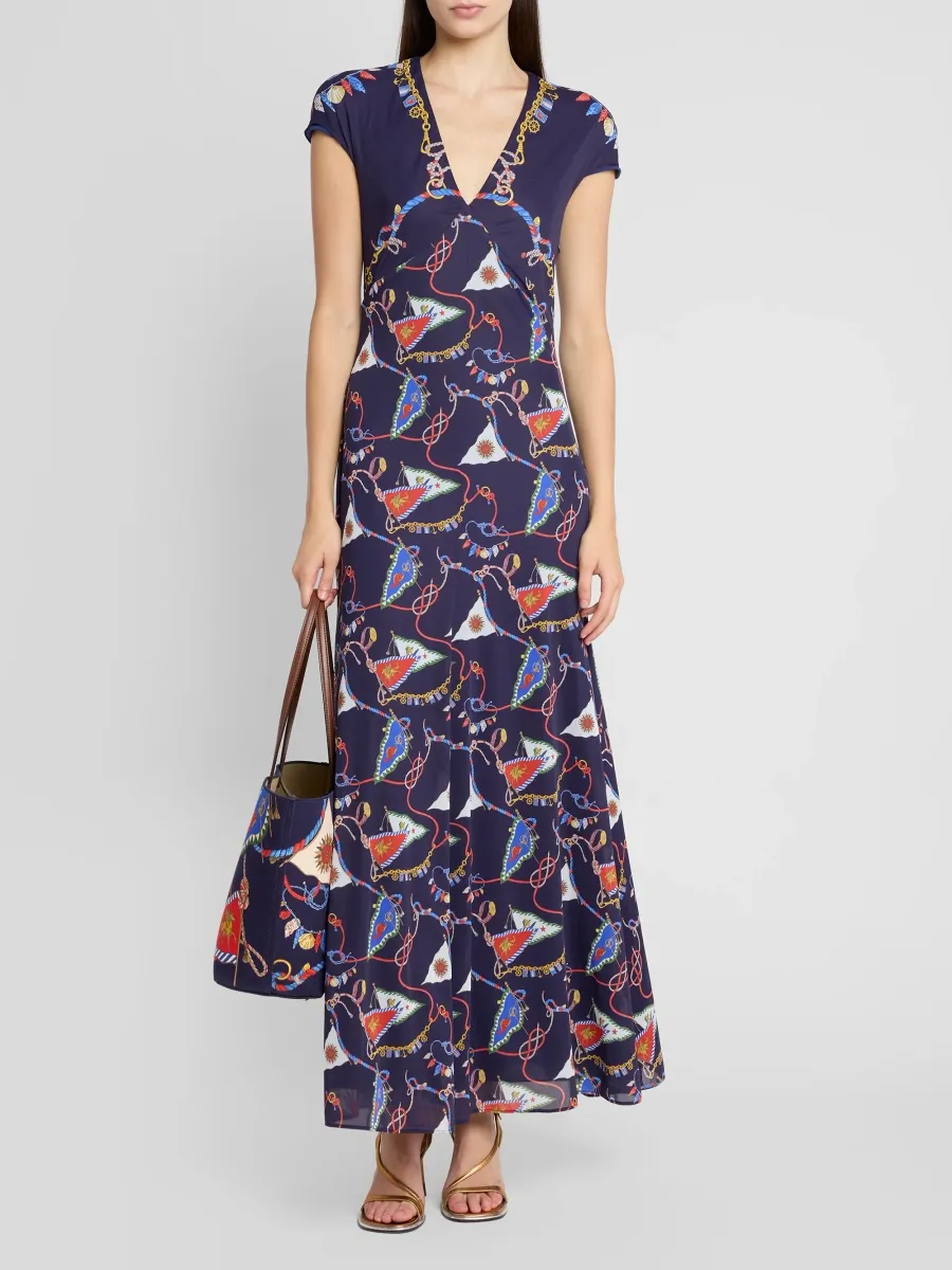 Etro Women's Status Printed Jersey Maxi Dress | Thumbnail 2 Etro Women's Status Printed Jersey Maxi Dress | Thumbnail 2