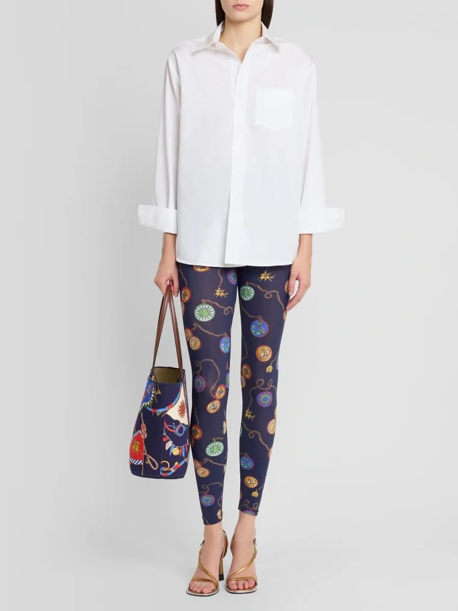 Etro Women's Cotton Twill Oversized Shirt | Thumbnail 2