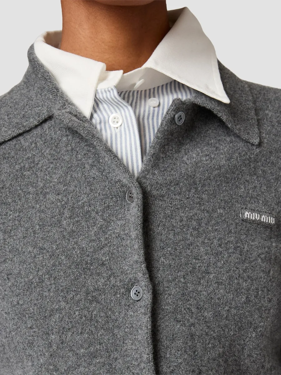 Miu Miu Women's Cashmere Cardigan | Thumbnail 7