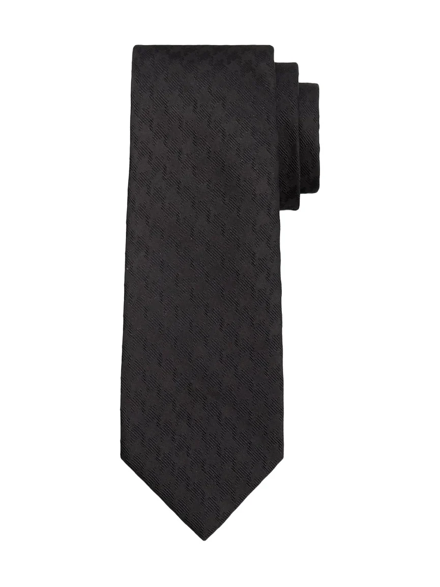 Tom Ford Men's Houndstooth Jacquard Silk Tie