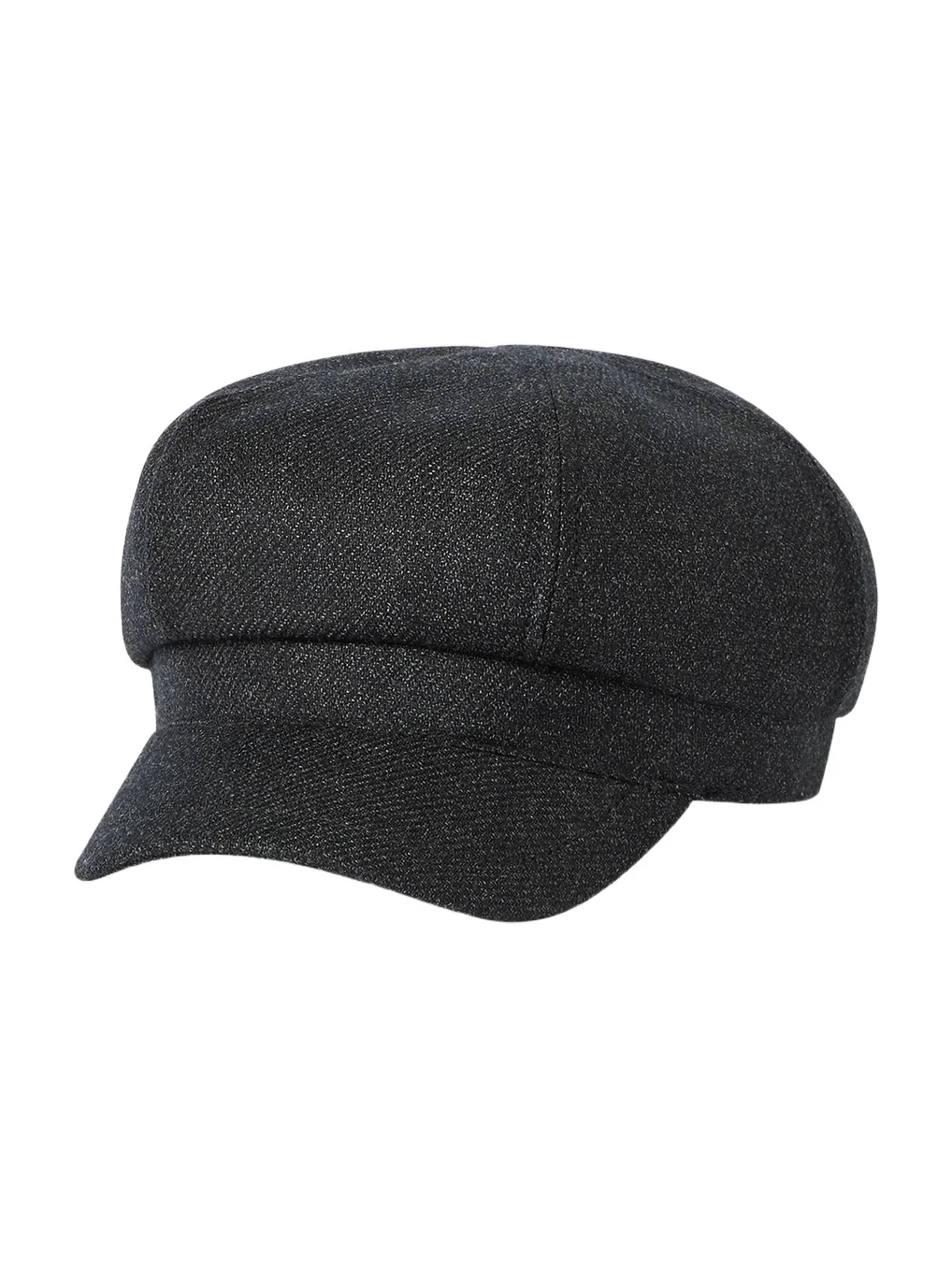 Brunello Cucinelli Men's Mouliné Virgin Wool Twill Newsboy Cap