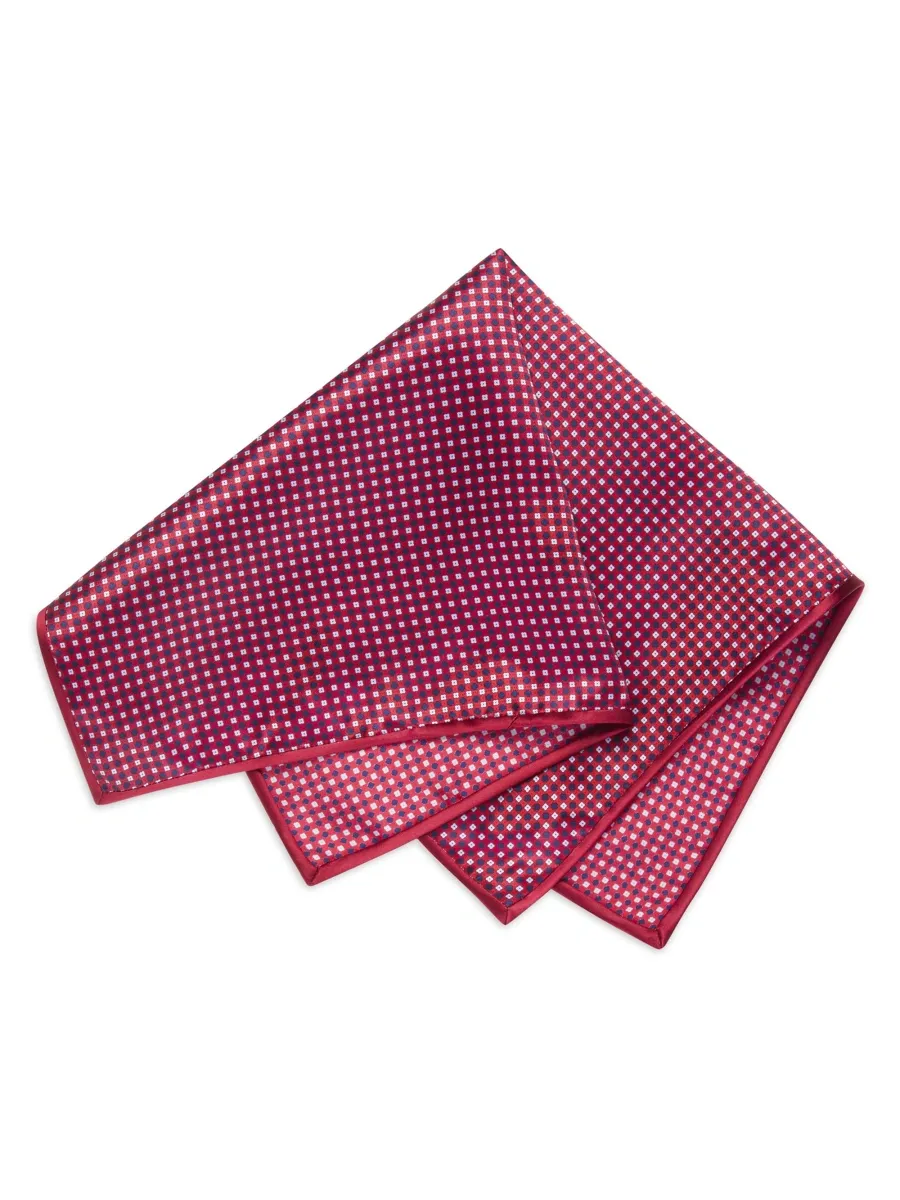 Stefano Ricci Men's Luxury Hand Printed Silk Tie Set | Thumbnail 3