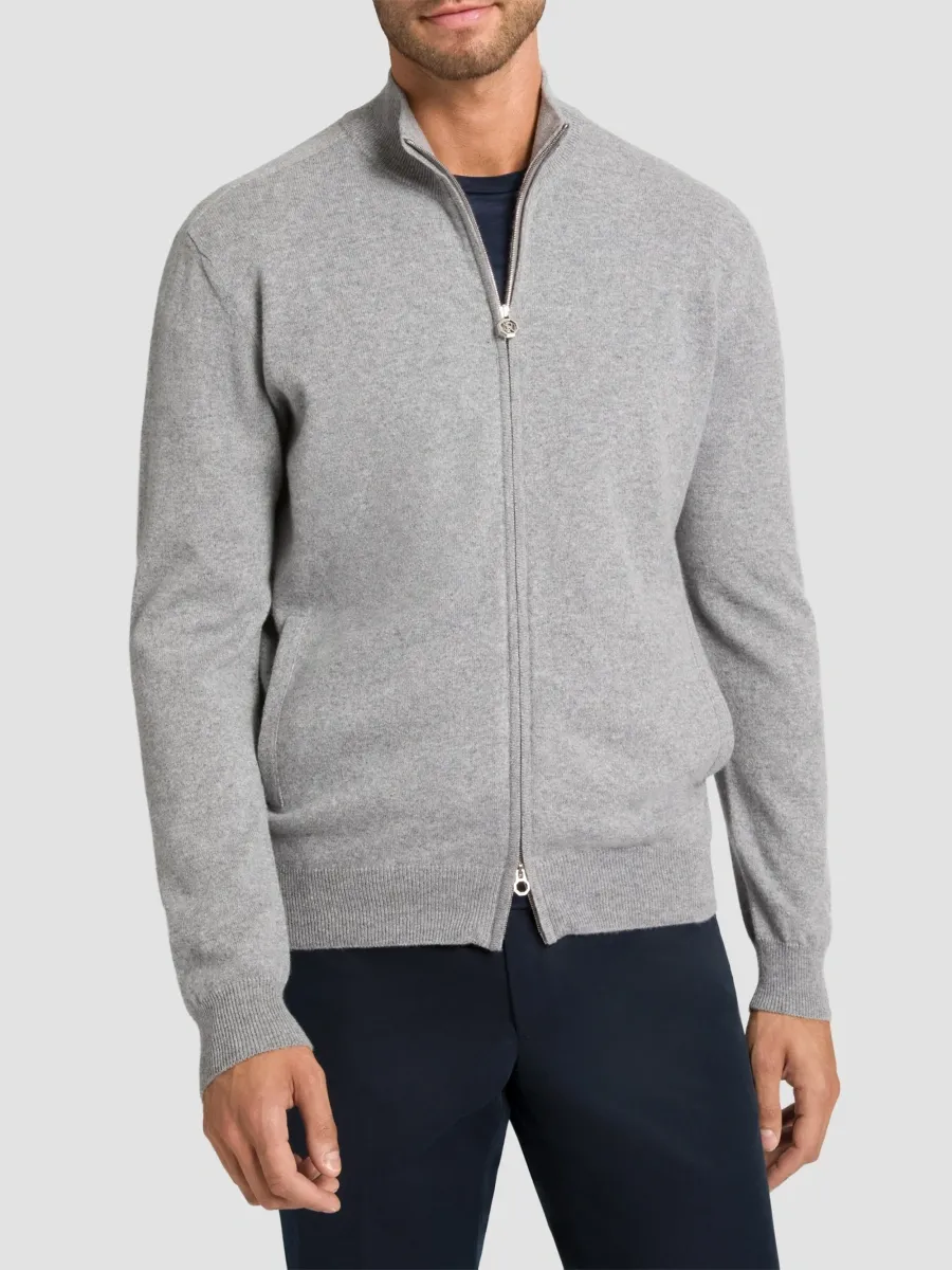 Stefano Ricci Men's Cashmere Knit Blouson Jacket | Thumbnail 2