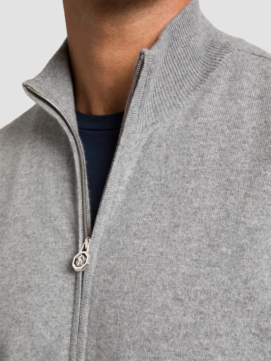 Stefano Ricci Men's Cashmere Knit Blouson Jacket | Thumbnail 6