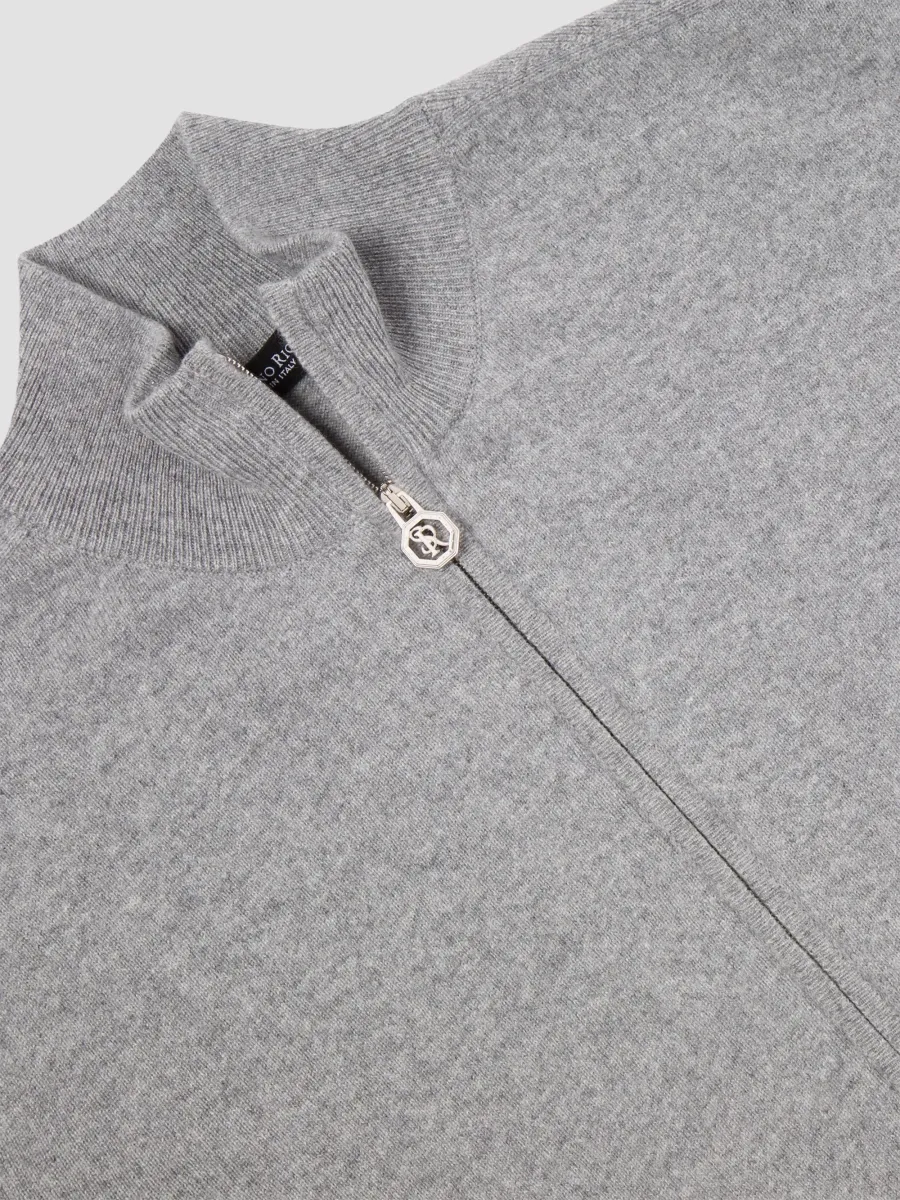 Stefano Ricci Men's Cashmere Knit Blouson Jacket | Thumbnail 8