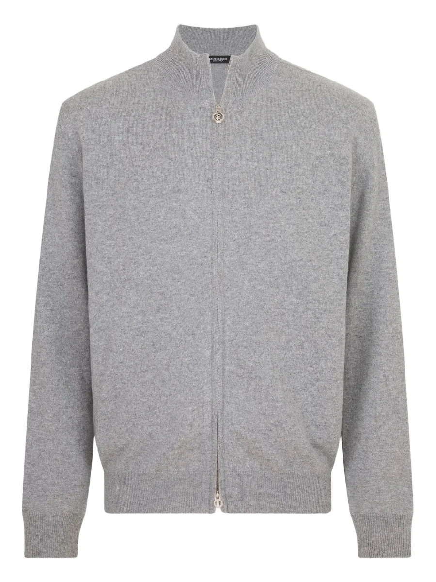 Stefano Ricci Men's Cashmere Knit Blouson Jacket