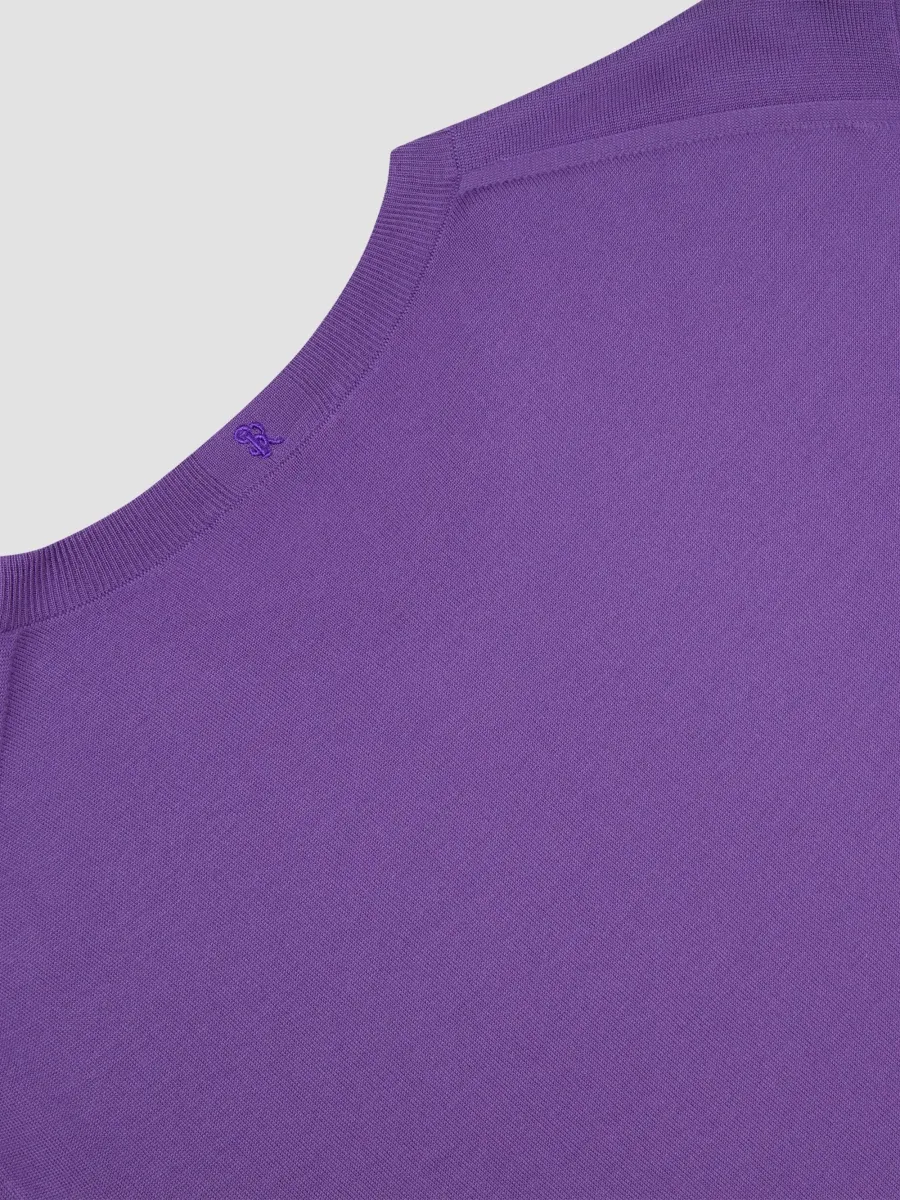 Stefano Ricci Men's Wool Knit Crewneck T-Shirt | Thumbnail 8