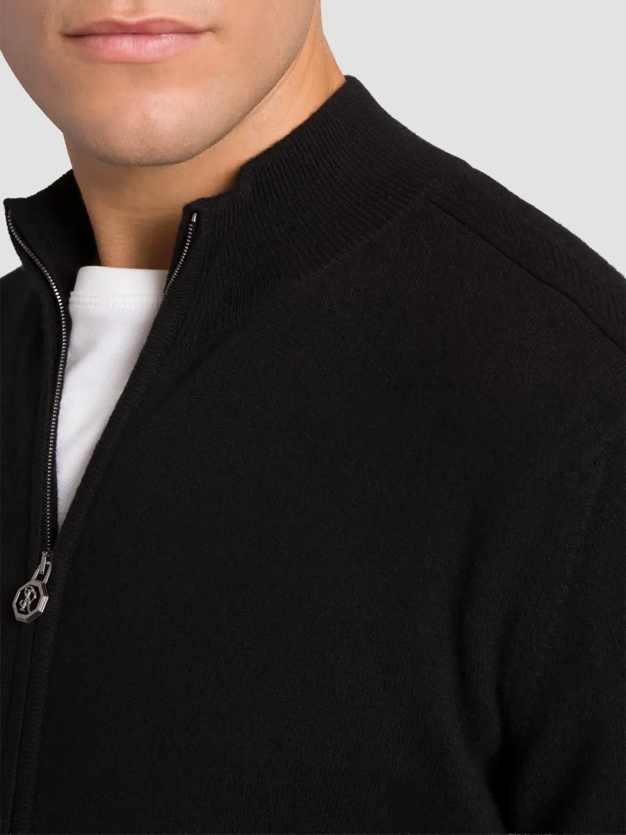 Stefano Ricci Men's Cashmere Knit Blouson Jacket | Thumbnail 5 Stefano Ricci Men's Cashmere Knit Blouson Jacket | Thumbnail 5
