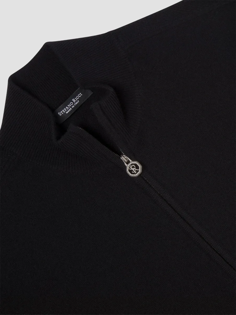 Stefano Ricci Men's Cashmere Knit Blouson Jacket | Thumbnail 8 Stefano Ricci Men's Cashmere Knit Blouson Jacket | Thumbnail 8