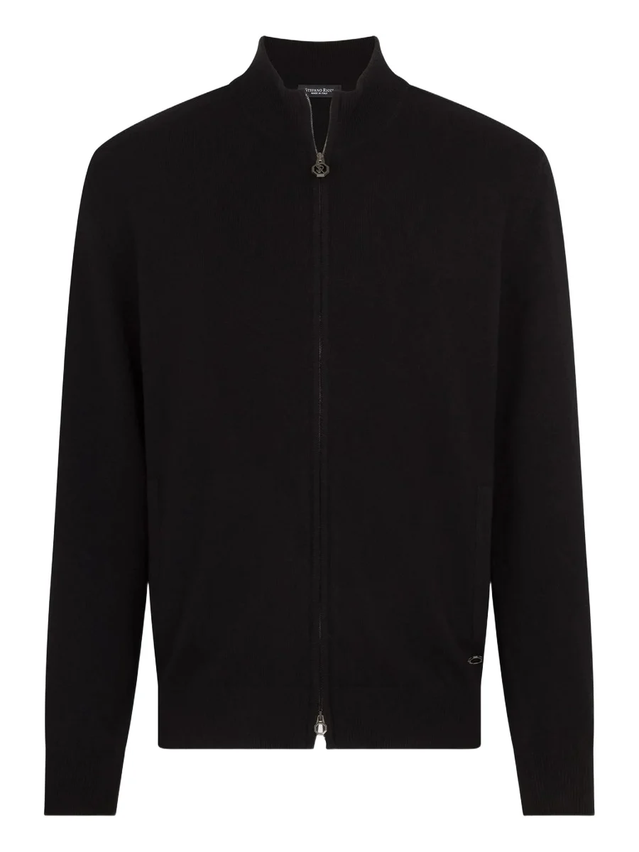 Stefano Ricci Men's Cashmere Knit Blouson Jacket