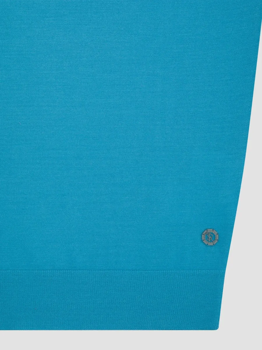 Stefano Ricci Men's Wool Knit Crewneck T-Shirt | Thumbnail 7