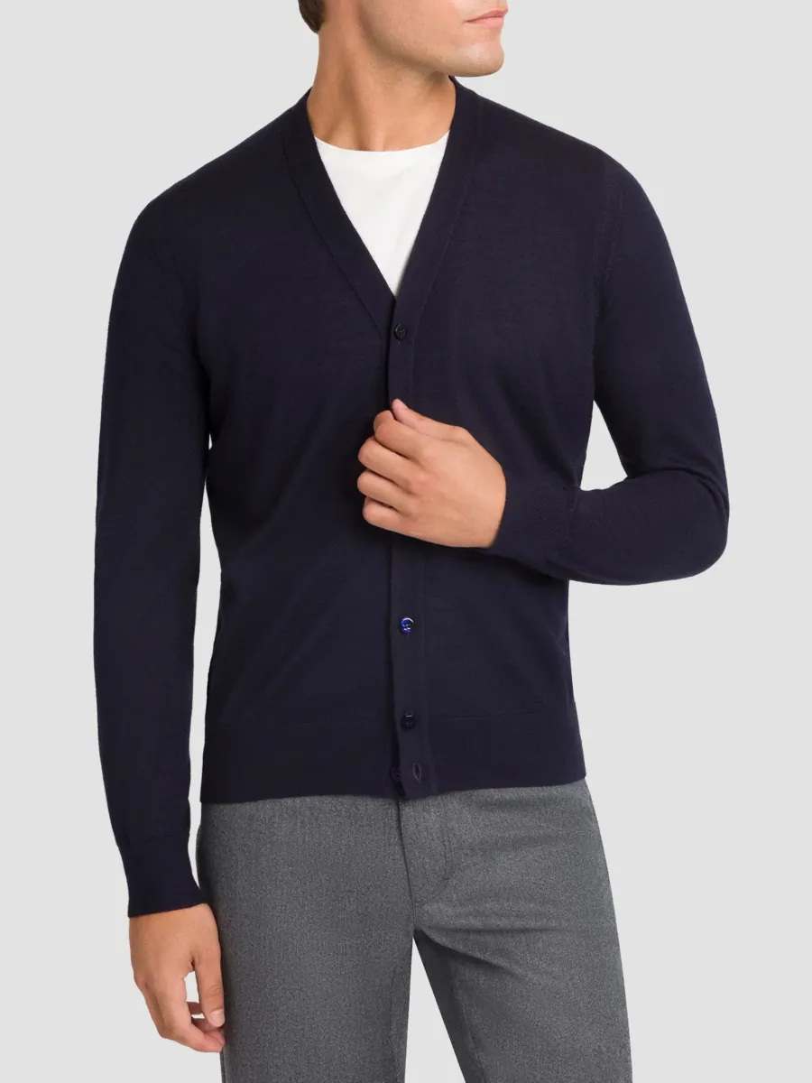 Stefano Ricci Men's Cashmere and Silk Knit Cardigan | Thumbnail 2