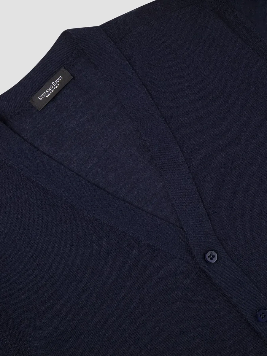 Stefano Ricci Men's Cashmere and Silk Knit Cardigan | Thumbnail 6