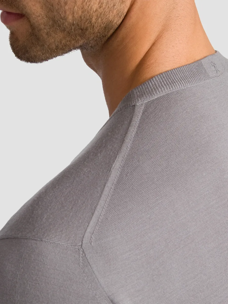 Stefano Ricci Men's Wool Knit Crewneck T-Shirt | Thumbnail 5