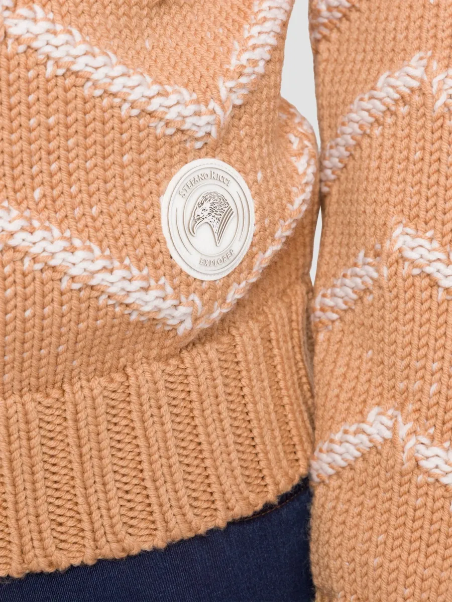 Stefano Ricci Men's Wool Knit Crewneck Sweater | Thumbnail 6 Stefano Ricci Men's Wool Knit Crewneck Sweater | Thumbnail 6