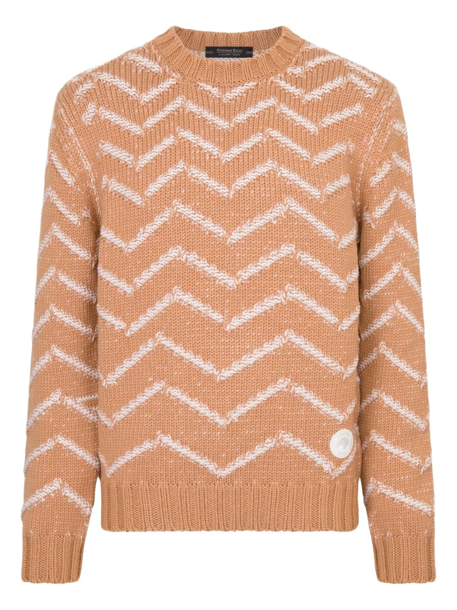 Stefano Ricci Men's Wool Knit Crewneck Sweater