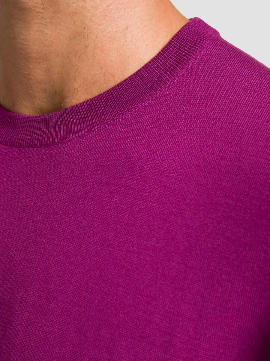 Stefano Ricci Men's Wool Knit Crewneck T-Shirt | Thumbnail 5 Stefano Ricci Men's Wool Knit Crewneck T-Shirt | Thumbnail 5