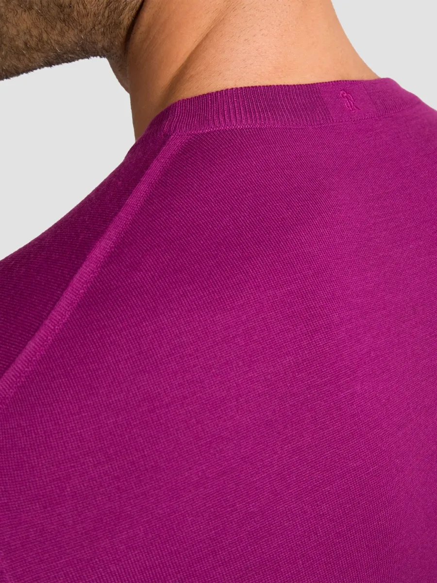 Stefano Ricci Men's Wool Knit Crewneck T-Shirt | Thumbnail 6 Stefano Ricci Men's Wool Knit Crewneck T-Shirt | Thumbnail 6