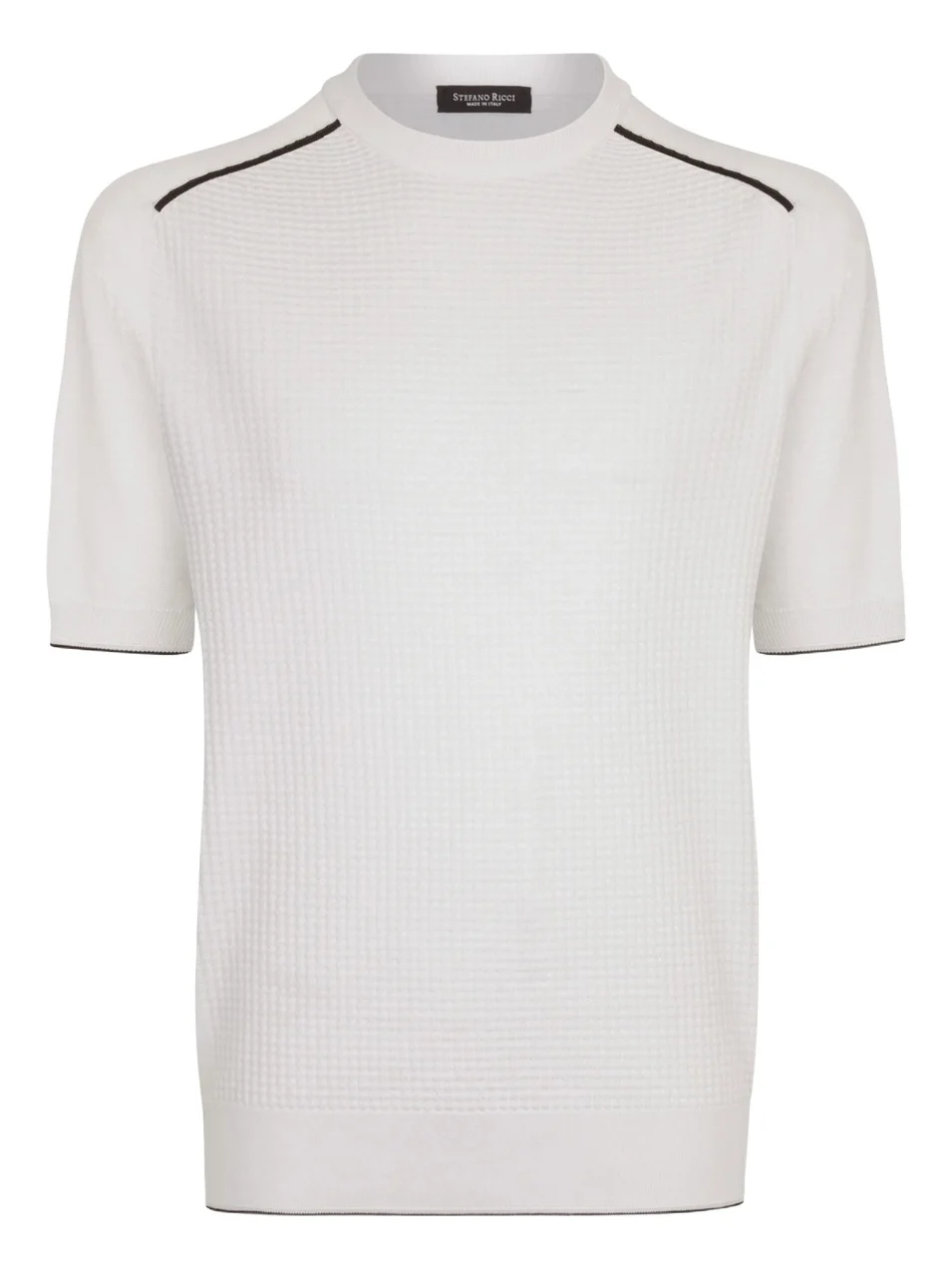 Stefano Ricci Men's Silk and Cotton Knit Crewneck Sweater