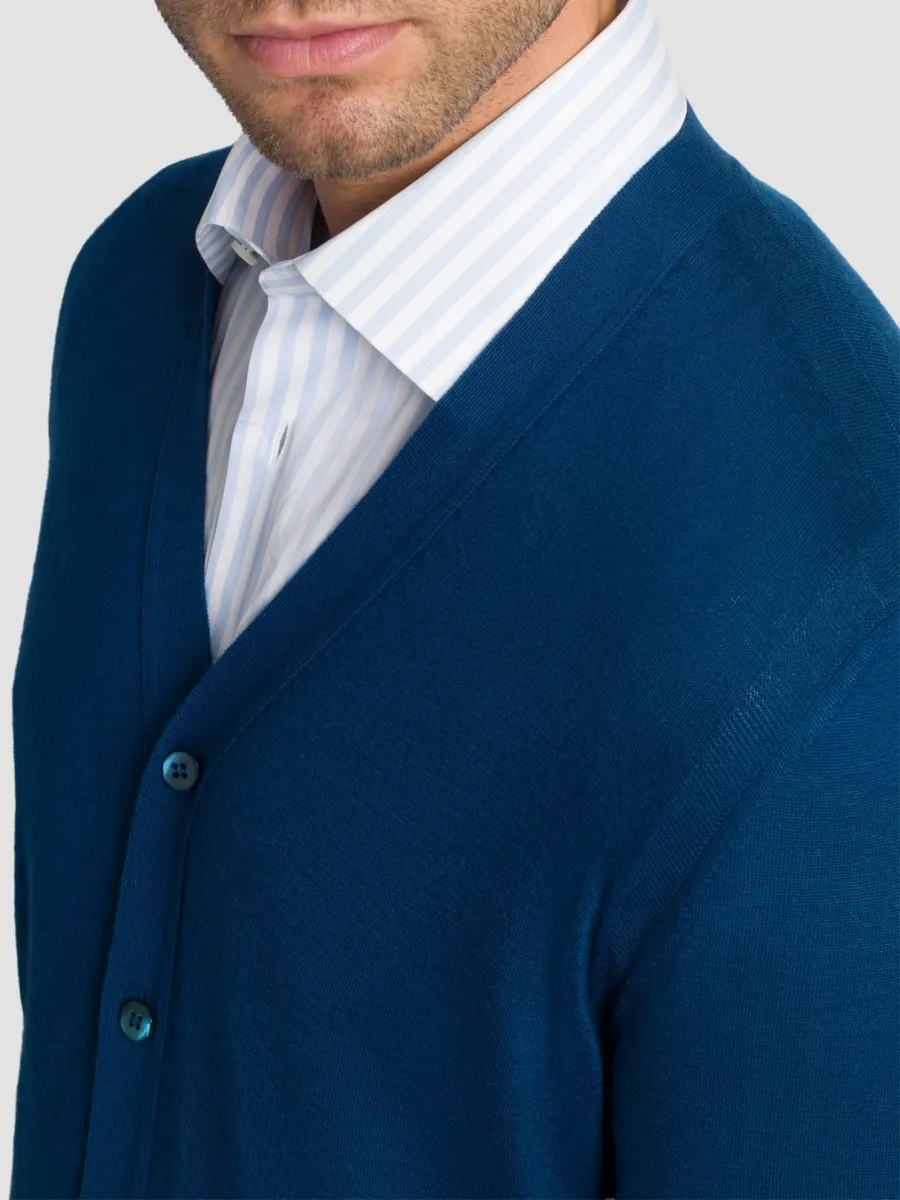 Stefano Ricci Men's Cashmere and Silk Knit Cardigan | Thumbnail 4