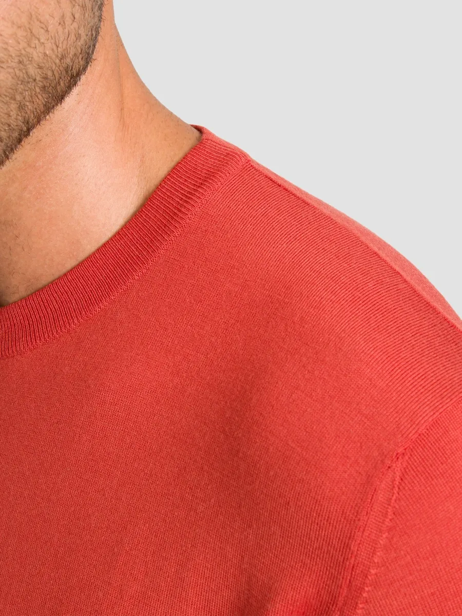 Stefano Ricci Men's Wool Knit Crewneck T-Shirt | Thumbnail 5