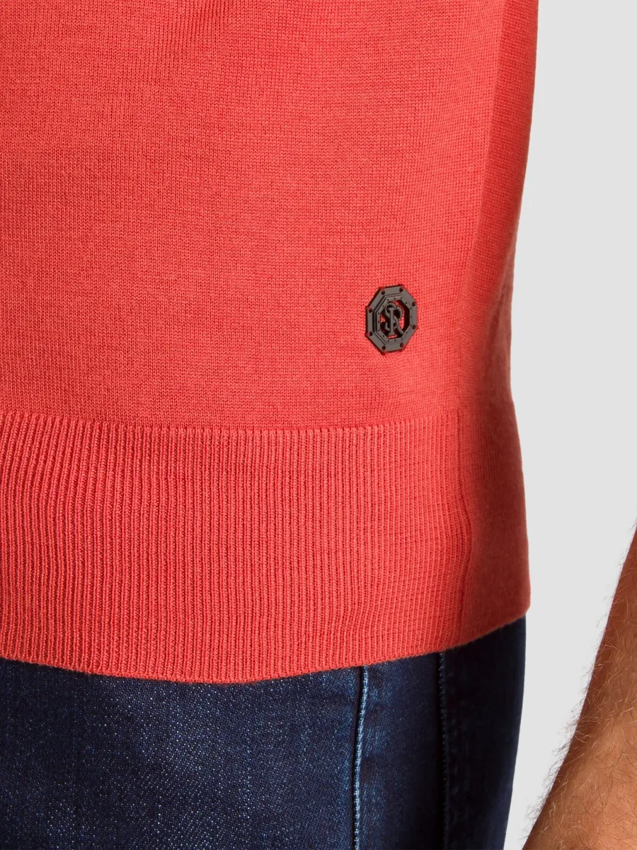 Stefano Ricci Men's Wool Knit Crewneck T-Shirt | Thumbnail 6