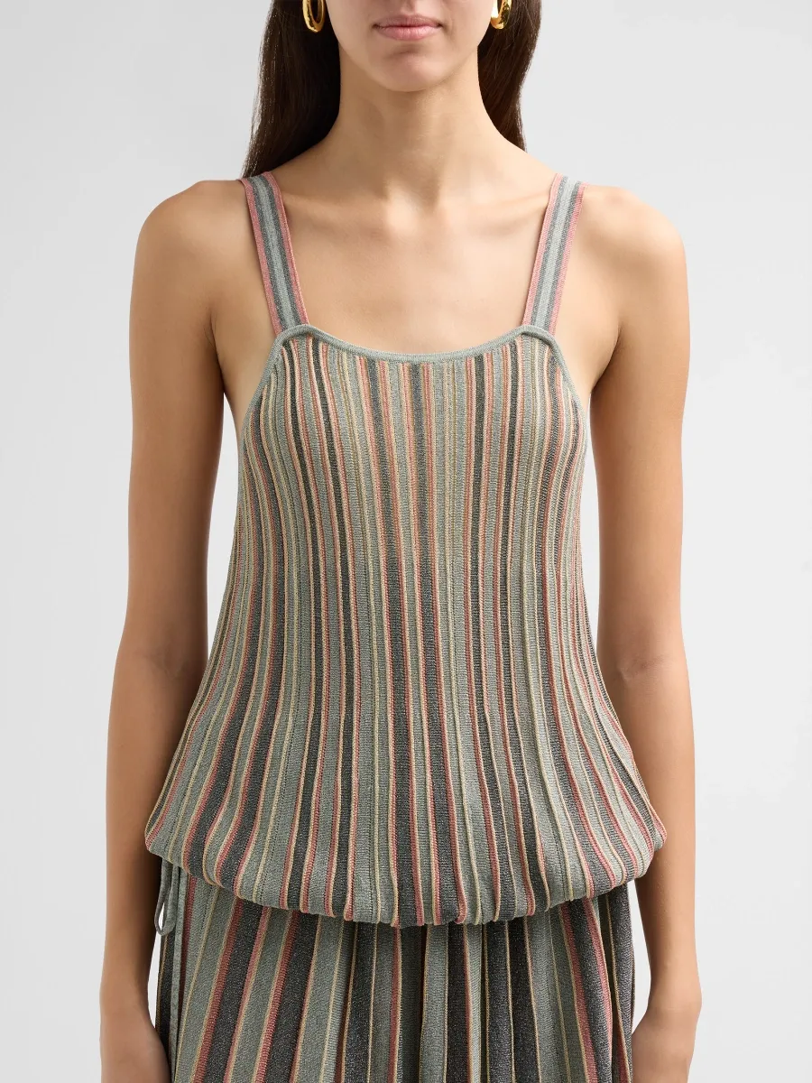 Zimmermann Women's Echo Metallic Striped Maxi Dress | Thumbnail 5 Zimmermann Women's Echo Metallic Striped Maxi Dress | Thumbnail 5