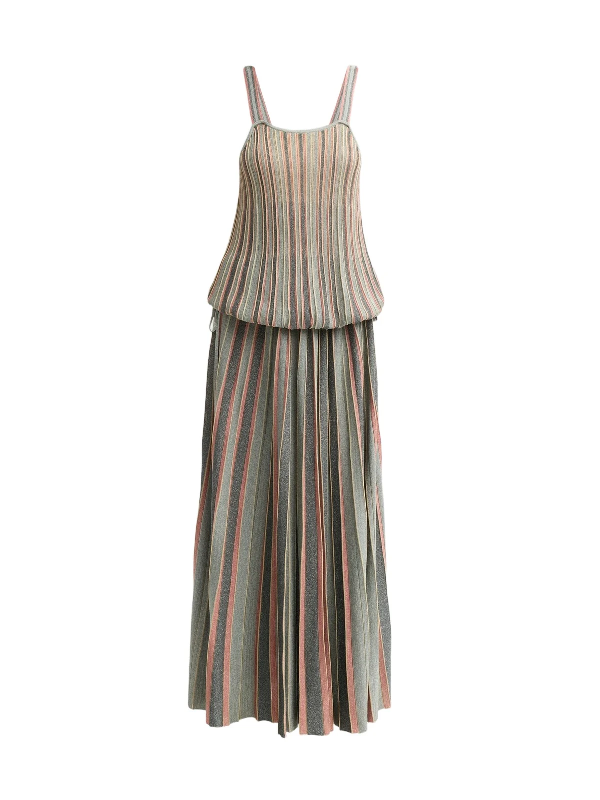 Women's Echo Metallic Striped Maxi Dress Women's Echo Metallic Striped Maxi Dress