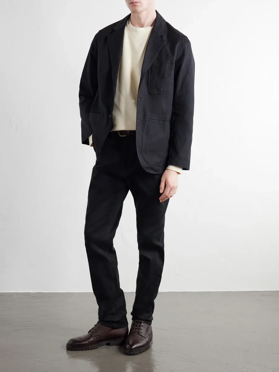 WYTHE Waffle-Knit Cotton T-Shirt - Men | Thumbnail 2