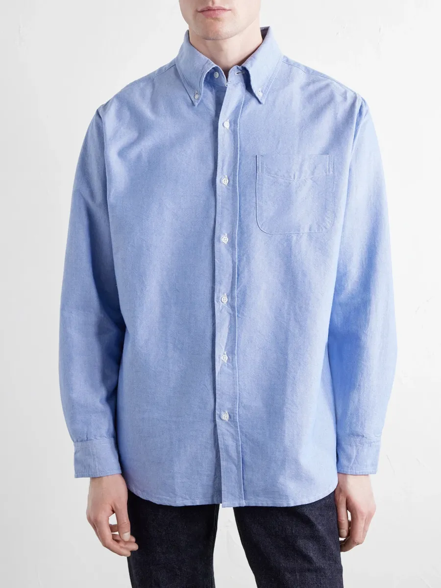 WYTHE Button-Down Collar Cotton Oxford Shirt - Men | Thumbnail 3