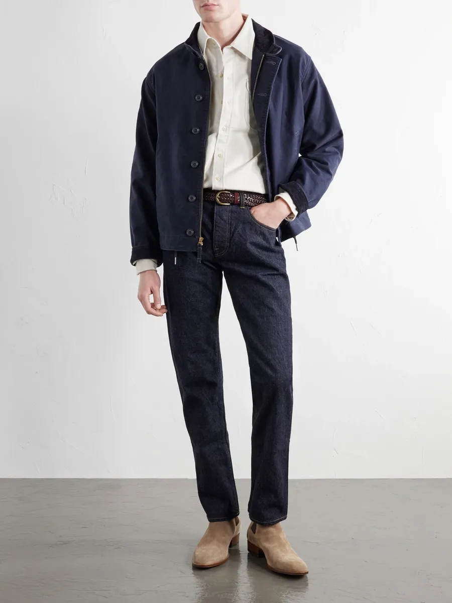 WYTHE Officer’s Organic Cotton-Moleskin Shirt - Men | Thumbnail 2