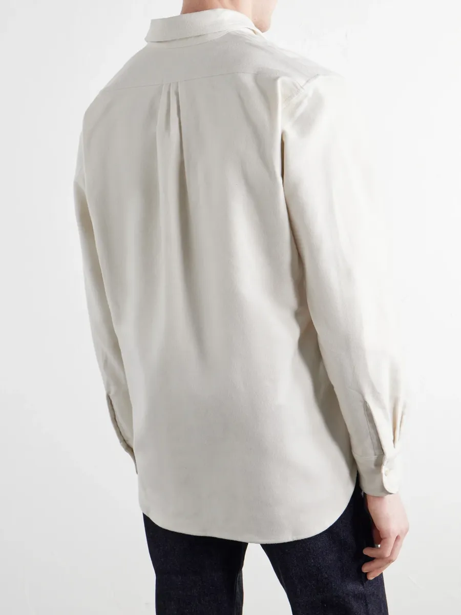 WYTHE Officer’s Organic Cotton-Moleskin Shirt - Men | Thumbnail 4