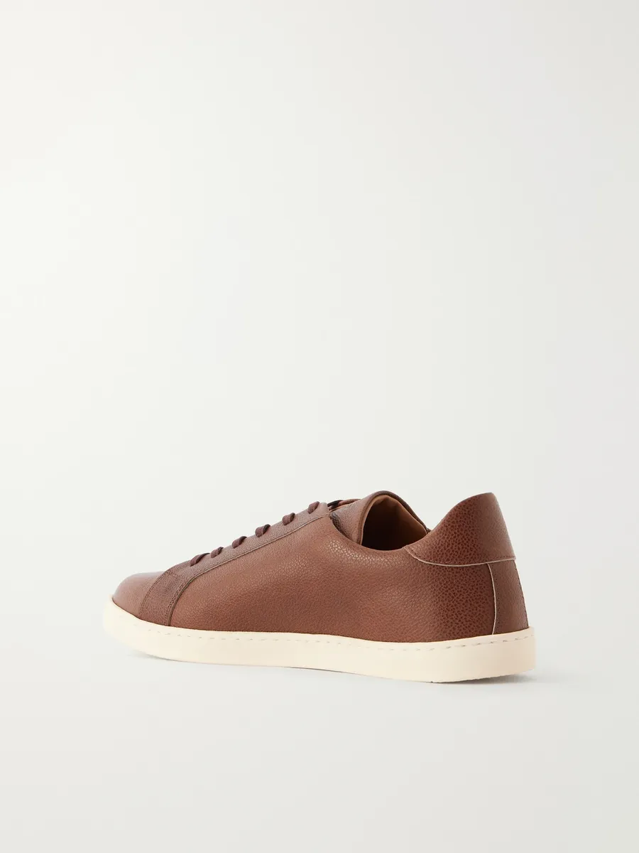 George Cleverley Jack III Full-Grain Leather Sneakers - Men | Thumbnail 4